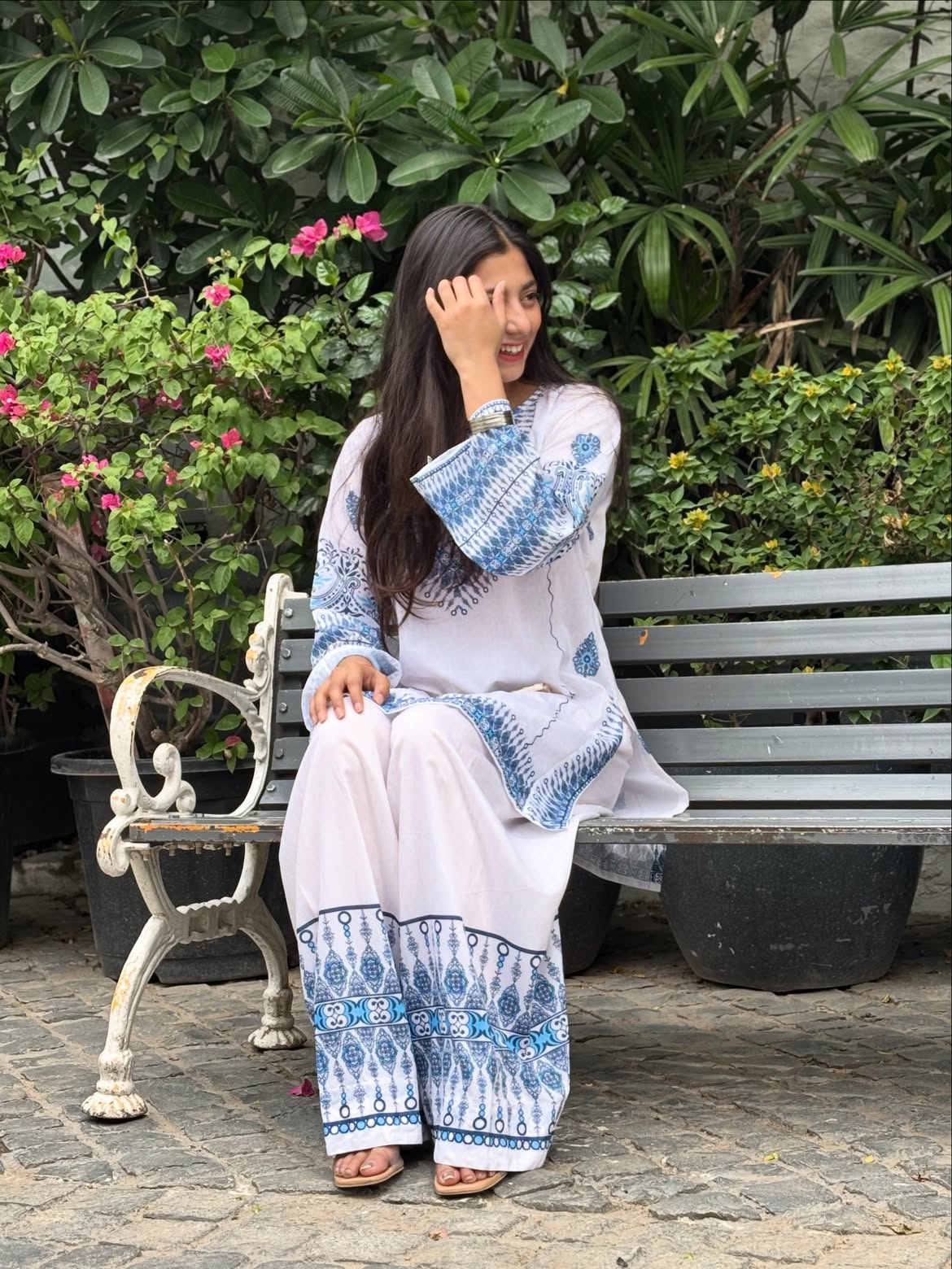 Pakistani Cord Set – Farshi Shalwar + Kurta