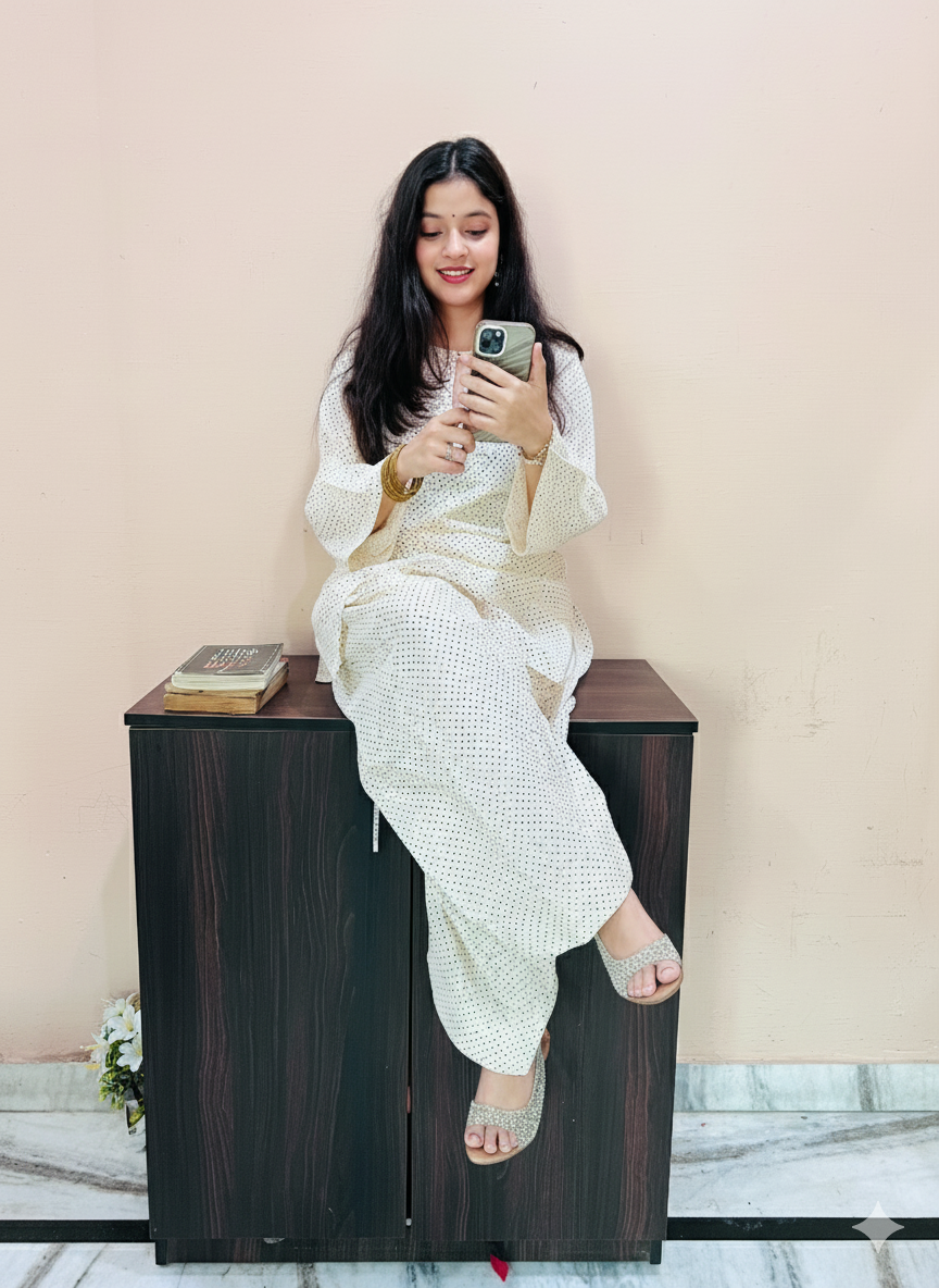 Pakistani Cord Set with Farshi Shalwar| Mal Cotton