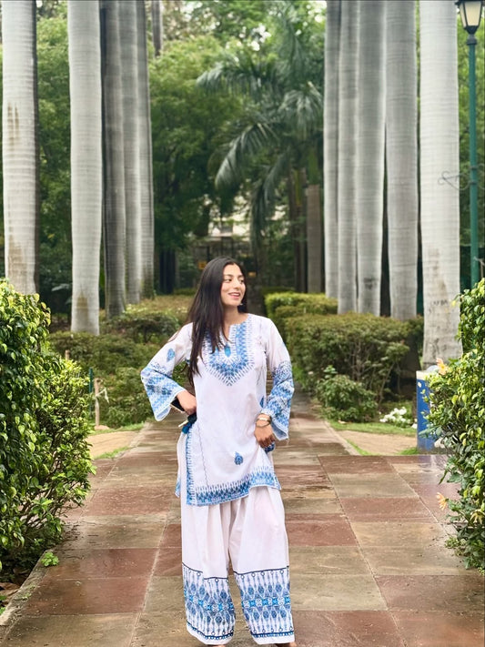 Pakistani Cord Set – Farshi Shalwar + Kurta